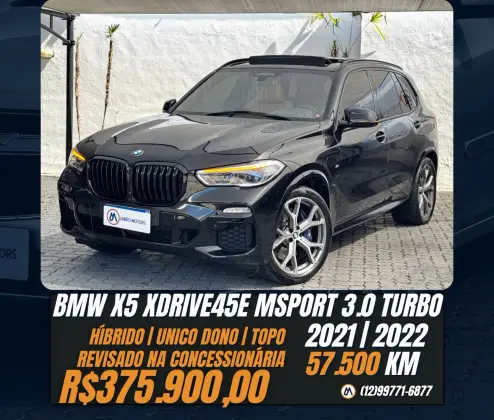 BMW X5 3.0 I6 TURBO HÍBRIDO XDRIVE45E M SPORT AUTOMÁTICO