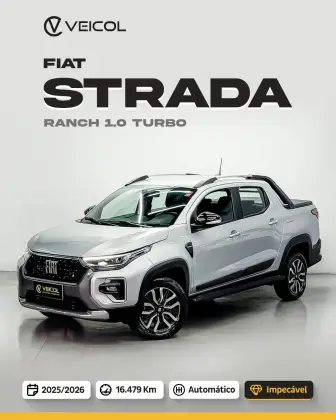 FIAT STRADA 1.0 TURBO 200 FLEX RANCH CD CVT FIAT STRADA 1.0 TURBO 200 FLEX RANCH CD CVT