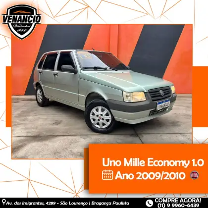 FIAT UNO 1.0 MPI MILLE FIRE ECONOMY 8V FLEX 4P MANUAL FIAT UNO 1.0 MPI MILLE FIRE ECONOMY 8V FLEX 4P MANUAL
