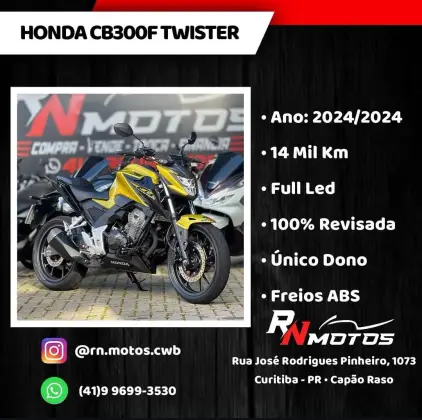 HONDA CB 300F TWISTER ABS HONDA CB 300F TWISTER ABS