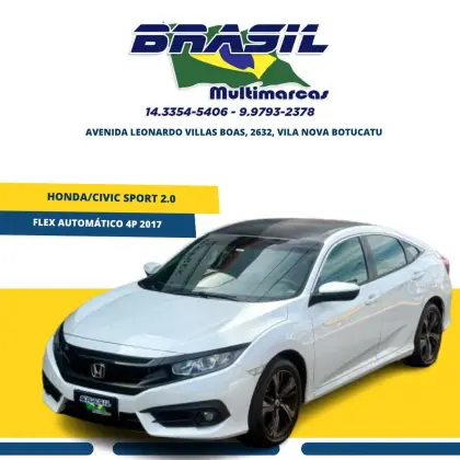 HONDA CIVIC 2.0 16V FLEXONE SPORT 4P CVT HONDA CIVIC 2.0 16V FLEXONE SPORT 4P CVT