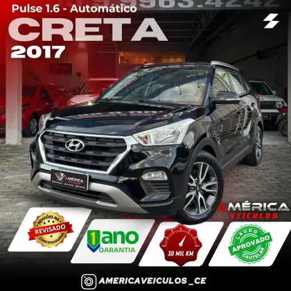 HYUNDAI CRETA 1.6 16V FLEX PULSE AUTOMÁTICO HYUNDAI CRETA 1.6 16V FLEX PULSE AUTOMÁTICO