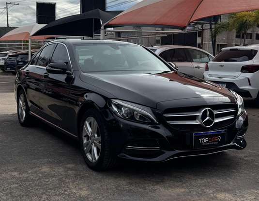 MERCEDES-BENZ-C 180-1.6 CGI 16V TURBO GASOLINA 4P AUTOMÁTICO MERCEDES-BENZ-C 180-2014