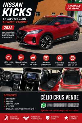 NISSAN-KICKS-1.6 16V FLEXSTART ADVANCE XTRONIC NISSAN-KICKS-2021
