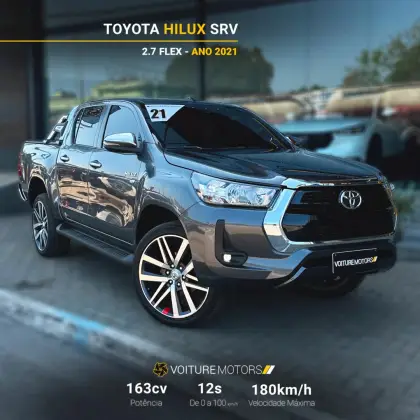 TOYOTA HILUX 2.7 VVT-i FLEX CD SRV 4X2 AUTOMÁTICO TOYOTA HILUX 2.7 VVT-i FLEX CD SRV 4X2 AUTOMÁTICO