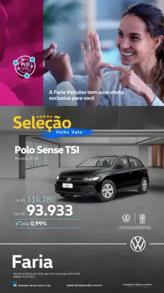 VOLKSWAGEN POLO 1.0 170 TSI SENSE AUTOMÁTICO
