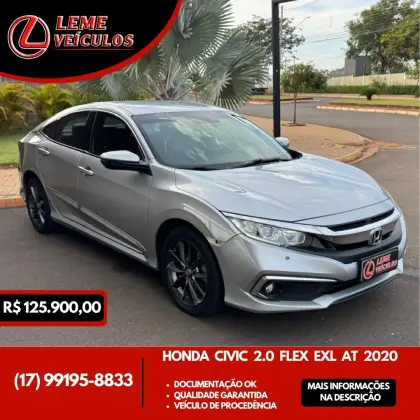 HONDA CIVIC 2.0 16V FLEXONE EXL 4P CVT