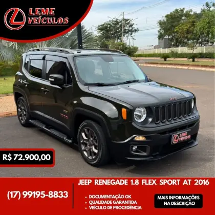 JEEP RENEGADE 1.8 16V FLEX SPORT 4P AUTOMÁTICO