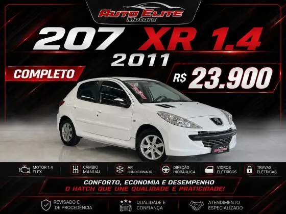 PEUGEOT 207 1.4 XR 8V FLEX 4P MANUAL PEUGEOT 207 1.4 XR 8V FLEX 4P MANUAL