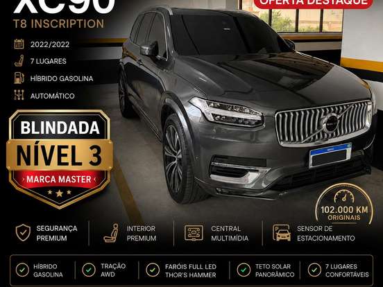 VOLVO-XC90-2.0 T8 HYBRID INSCRIPTION EXPRESSION AWD GEARTRONIC VOLVO-XC90-2022
