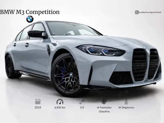 BMW M3 3.0 I6 TWINTURBO GASOLINA COMPETITION M STEPTRONIC BMW M3 3.0 I6 TWINTURBO GASOLINA COMPETITION M STEPTRONIC