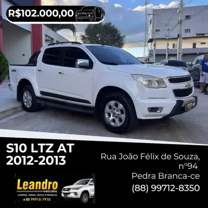 CHEVROLET S10 2.8 LTZ 4X2 CD 16V TURBO DIESEL 4P AUTOMÁTICO CHEVROLET S10 2.8 LTZ 4X2 CD 16V TURBO DIESEL 4P AUTOMÁTICO