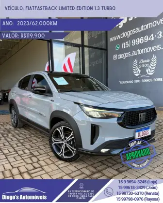FIAT FASTBACK 1.3 TURBO 270 FLEX LIMITED EDITION AT6