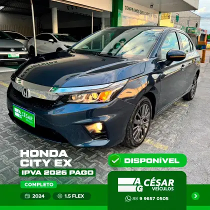 HONDA CITY 1.5 i-VTEC FLEX HATCH EX CVT HONDA CITY 1.5 i-VTEC FLEX HATCH EX CVT