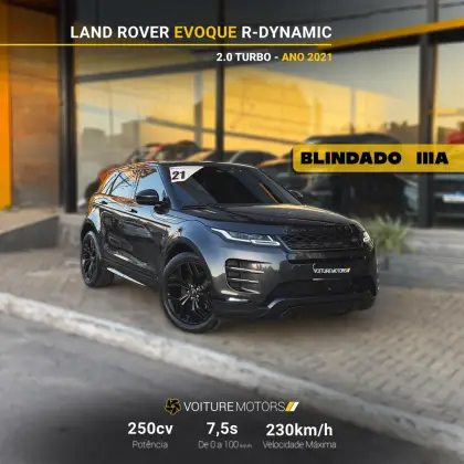 LAND ROVER RANGE ROVER EVOQUE 2.0 P250 FLEX R-DYNAMIC SE AWD AUTOMÁTICO LAND ROVER RANGE ROVER EVOQUE 2.0 P250 FLEX R-DYNAMIC SE AWD AUTOMÁTICO