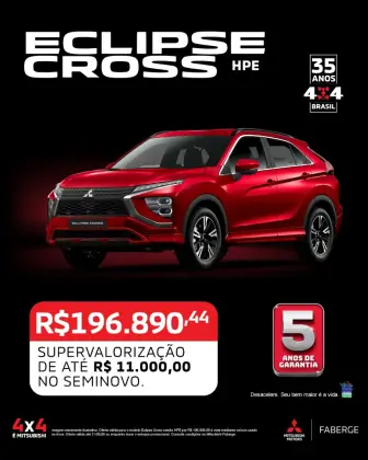 MITSUBISHI ECLIPSE CROSS 1.5 MIVEC TURBO GASOLINA HPE CVT