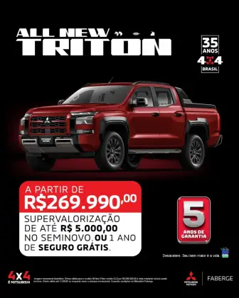 MITSUBISHI TRITON 2.4 BITURBO DIESEL CD GL 4X4 AUTOMÁTICO MITSUBISHI TRITON 2.4 BITURBO DIESEL CD GL 4X4 AUTOMÁTICO