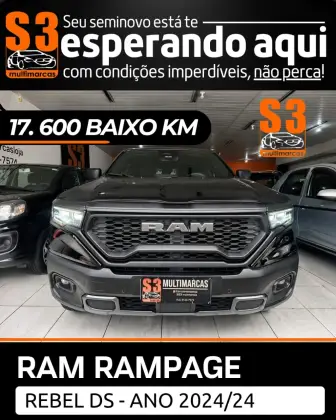 RAM RAMPAGE 2.0 TURBO DIESEL REBEL 4X4 AUTOMÁTICO RAM RAMPAGE 2.0 TURBO DIESEL REBEL 4X4 AUTOMÁTICO
