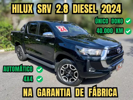 TOYOTA HILUX 2.8 D-4D TURBO DIESEL CD SRV 4X4 AUTOMÁTICO TOYOTA HILUX 2.8 D-4D TURBO DIESEL CD SRV 4X4 AUTOMÁTICO