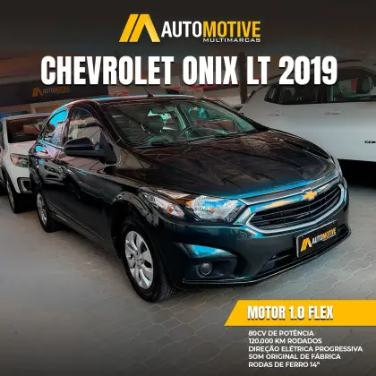 CHEVROLET ONIX 1.0 MPFI LT 8V FLEX 4P MANUAL CHEVROLET ONIX 1.0 MPFI LT 8V FLEX 4P MANUAL