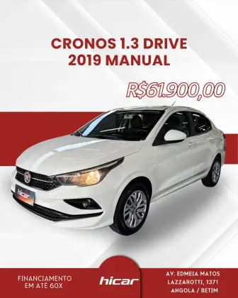 FIAT CRONOS 1.3 FIREFLY FLEX DRIVE MANUAL FIAT CRONOS 1.3 FIREFLY FLEX DRIVE MANUAL