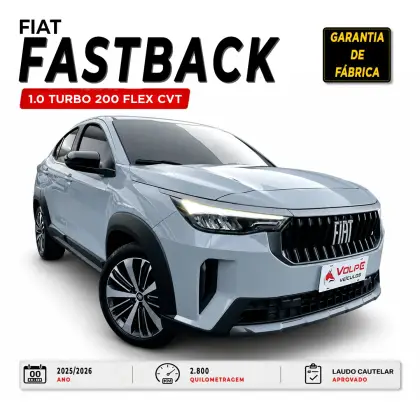FIAT FASTBACK 1.0 TURBO 200 FLEX CVT FIAT FASTBACK 1.0 TURBO 200 FLEX CVT