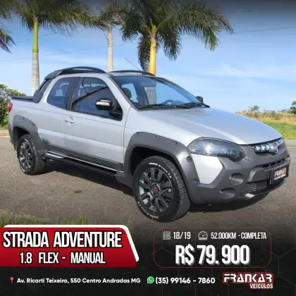 FIAT STRADA 1.8 MPI ADVENTURE CD 16V FLEX 3P MANUAL FIAT STRADA 1.8 MPI ADVENTURE CD 16V FLEX 3P MANUAL