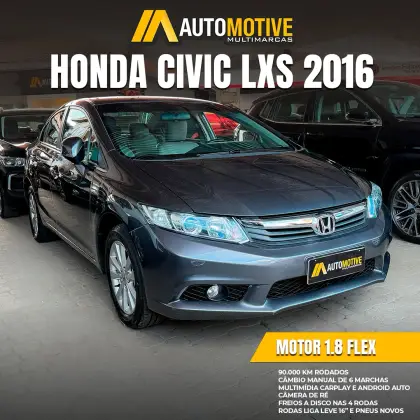 HONDA CIVIC 1.8 LXS 16V FLEX 4P MANUAL