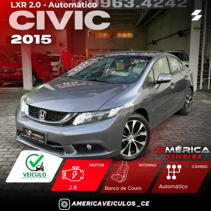 HONDA CIVIC 2.0 LXR 16V FLEX 4P AUTOMÁTICO