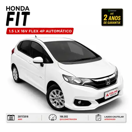 HONDA FIT 1.5 LX 16V FLEX 4P AUTOMÁTICO HONDA FIT 1.5 LX 16V FLEX 4P AUTOMÁTICO