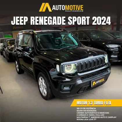 JEEP RENEGADE 1.3 T270 TURBO FLEX SPORT AT6 JEEP RENEGADE 1.3 T270 TURBO FLEX SPORT AT6