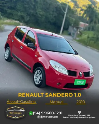 RENAULT SANDERO 1.0 EXPRESSION 16V FLEX 4P MANUAL RENAULT SANDERO 1.0 EXPRESSION 16V FLEX 4P MANUAL