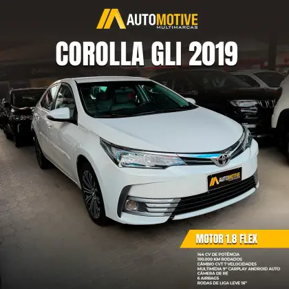 TOYOTA COROLLA 1.8 GLI UPPER 16V FLEX 4P AUTOMÁTICO