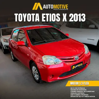 TOYOTA ETIOS 1.3 X 16V FLEX 4P MANUAL
