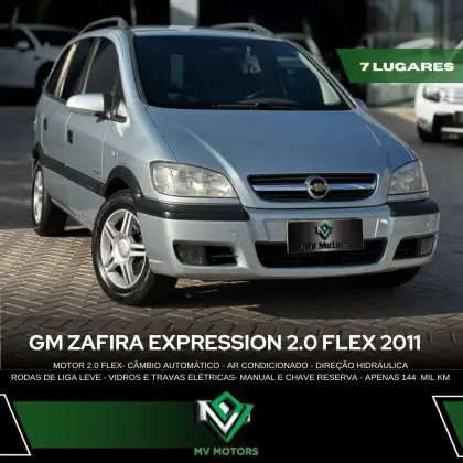 CHEVROLET ZAFIRA 2.0 MPFI EXPRESSION 8V FLEX 4P AUTOMÁTICO CHEVROLET ZAFIRA 2.0 MPFI EXPRESSION 8V FLEX 4P AUTOMÁTICO
