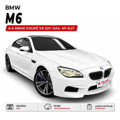 BMW M6 4.4 GRAN COUPÉ V8 32V GASOLINA 4P AUTOMÁTICO