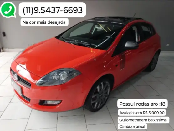 FIAT BRAVO 1.8 SPORTING 16V FLEX 4P MANUAL FIAT BRAVO 1.8 SPORTING 16V FLEX 4P MANUAL