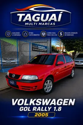 VOLKSWAGEN GOL 1.8 MI RALLYE 8V FLEX 4P MANUAL G.III VOLKSWAGEN GOL 1.8 MI RALLYE 8V FLEX 4P MANUAL G.III