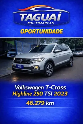 VOLKSWAGEN T-CROSS 1.4 250 TSI TOTAL FLEX HIGHLINE AUTOMÁTICO VOLKSWAGEN T-CROSS 1.4 250 TSI TOTAL FLEX HIGHLINE AUTOMÁTICO