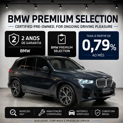 BMW X5 3.0 I6 TURBO HÍBRIDO XDRIVE45E M SPORT AUTOMÁTICO BMW X5 3.0 I6 TURBO HÍBRIDO XDRIVE45E M SPORT AUTOMÁTICO