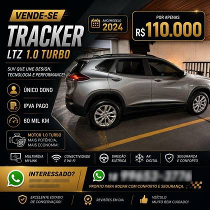 CHEVROLET TRACKER 1.0 TURBO FLEX LTZ AUTOMÁTICO