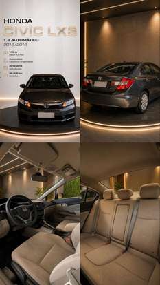 HONDA-CIVIC-1.8 LXS 16V FLEX 4P AUTOMÁTICO HONDA-CIVIC-2015