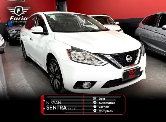 NISSAN SENTRA 2.0 SV 16V FLEX 4P AUTOMÁTICO NISSAN SENTRA 2.0 SV 16V FLEX 4P AUTOMÁTICO