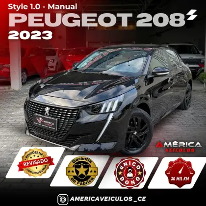 PEUGEOT 208 1.0 FIREFLY FLEX STYLE MANUAL PEUGEOT 208 1.0 FIREFLY FLEX STYLE MANUAL