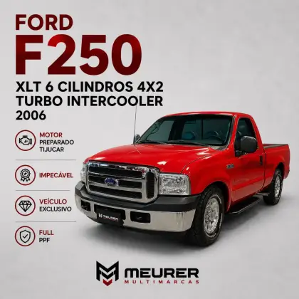 FORD F-250 4.2 XLT 4X2 CD TURBO INTERCOOLER DIESEL 4P MANUAL FORD F-250 4.2 XLT 4X2 CD TURBO INTERCOOLER DIESEL 4P MANUAL