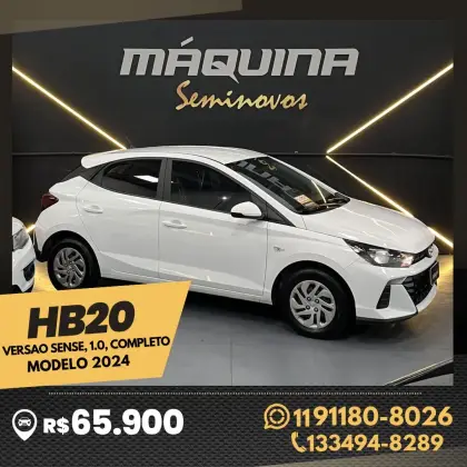 HYUNDAI HB20 1.0 12V FLEX SENSE PLUS MANUAL