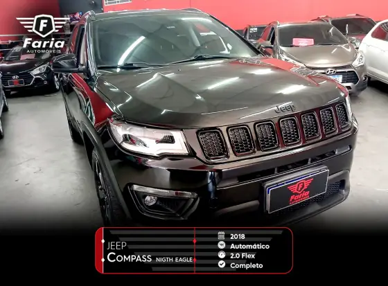 JEEP COMPASS 2.0 16V FLEX NIGHT EAGLE AUTOMÁTICO JEEP COMPASS 2.0 16V FLEX NIGHT EAGLE AUTOMÁTICO