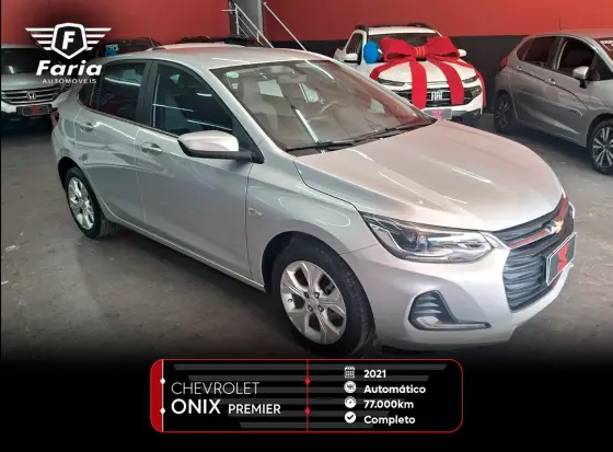 CHEVROLET ONIX 1.0 TURBO FLEX PREMIER AUTOMÁTICO CHEVROLET ONIX 1.0 TURBO FLEX PREMIER AUTOMÁTICO