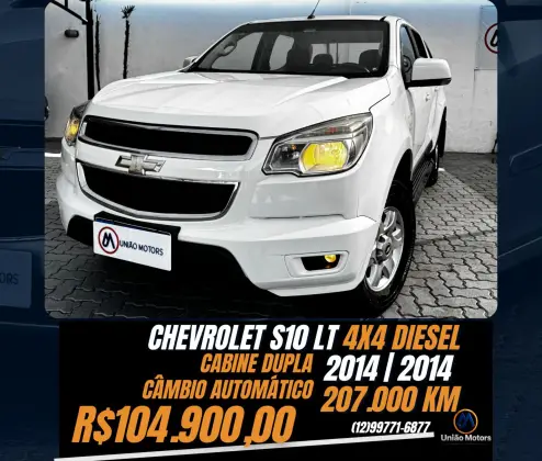 CHEVROLET S10 2.8 LT 4X4 CD 16V TURBO DIESEL 4P AUTOMÁTICO CHEVROLET S10 2.8 LT 4X4 CD 16V TURBO DIESEL 4P AUTOMÁTICO