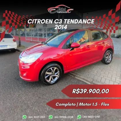 CITROËN C3 1.5 TENDANCE 8V FLEX 4P MANUAL CITROËN C3 1.5 TENDANCE 8V FLEX 4P MANUAL